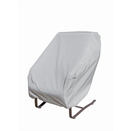 Gan Eden 41 in. Rocking Chair Cover Grey GA2650501